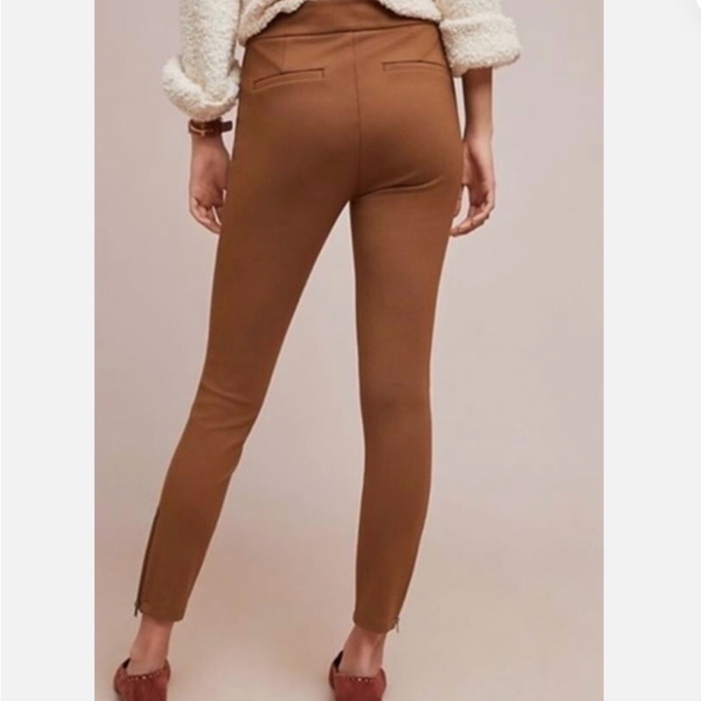 Anthropologie Tan Ankle Pants - Picture 3 of 8